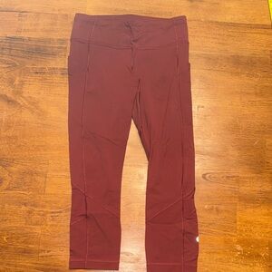 Lululemon size 6 running tights with pockets